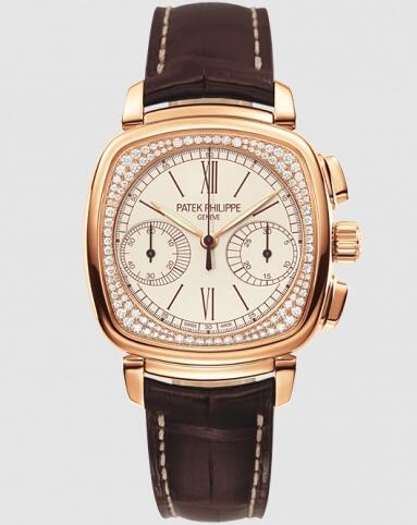 Replica Watch Patek Philippe Chronograph 7071 Rose Gold Silver 7071R-001